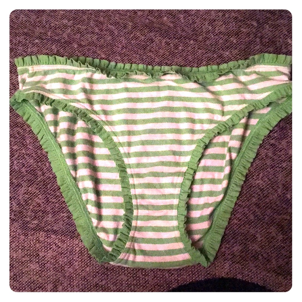 VS cotton striped bikini style